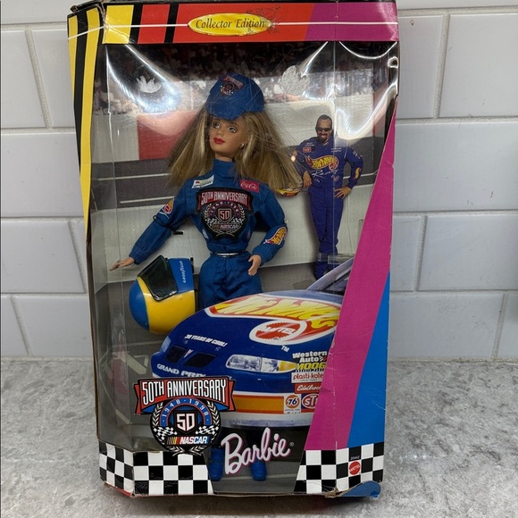 Barbie Other - Barbie 50th Anniversary Collector Edition NASCAR Barbie Doll 20442. Like new!